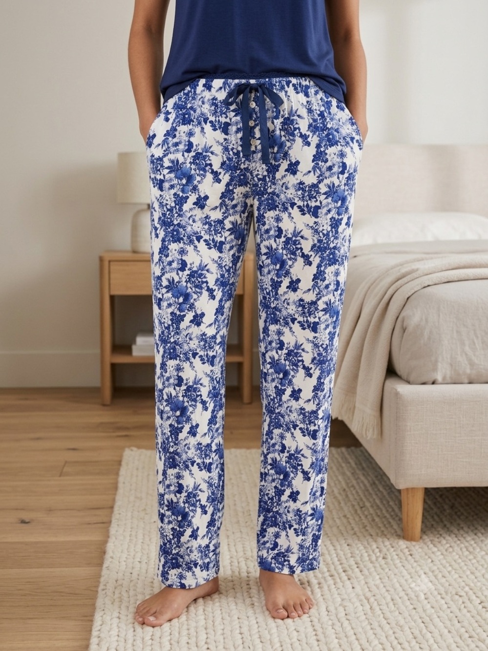 Lord and Taylor French Floral Sleep Pants